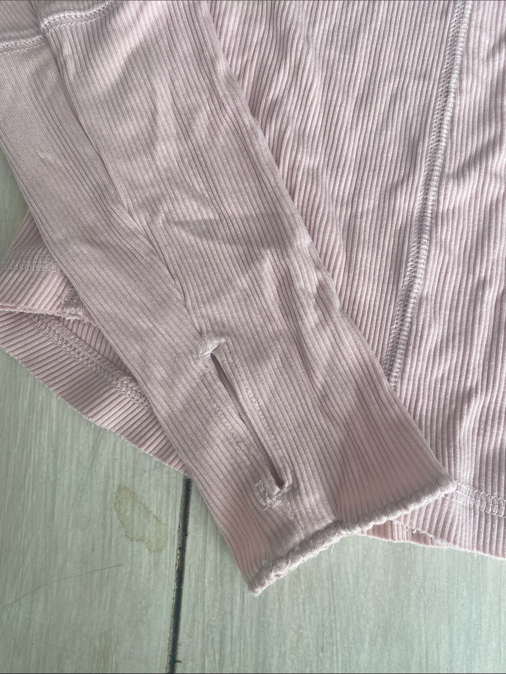 FP Movement Pink Ribbed Long Sleeve Top Small - Picture 4 of 4